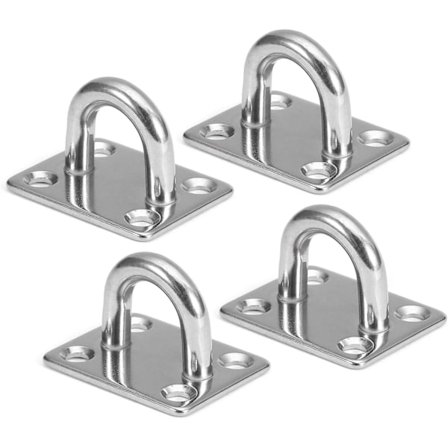 M8 Heavy Duty Pad Eye Plate, 304 Rustfritt Stål Avlang Eye Pad Plate, Stap