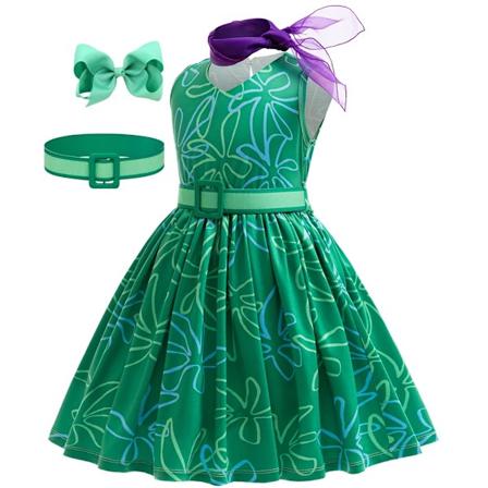 Piger I Udenfor Afsky Cosplay Kostumer Fødselsdagsfest Klæd Ud Børn Halloween Rollespil Kostume Karneval Tøj Style 2 130 6T