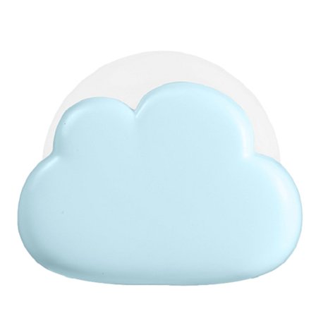 Justerbar Söt Portabel Vit Varm Nattlampa med Snodd