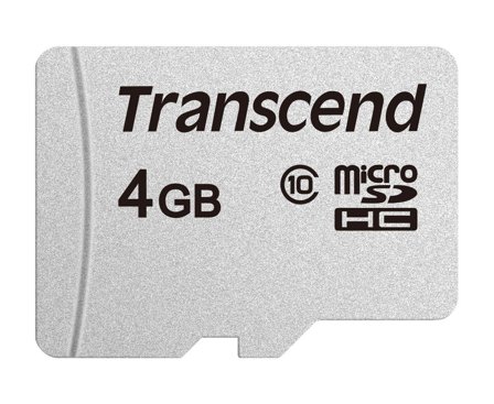 Transcend 300S - flashminnekort - 4 GB - microSDHC