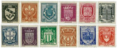 Frankrig 1941 - YT 526-537 - Postfrisk