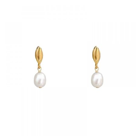 Ferskvandsperleørering, Vandrøbsørering, Franske Øreringe, Guld