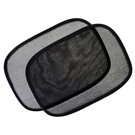 Bilrude Solskærm - (2 Pakker) - 21" X 14" Bilrude Solskærm - Giver Solbeskyttelse, Blænding Og Uv-Beskyttelse Til Dit Barn - Baby Side Rude Bil 