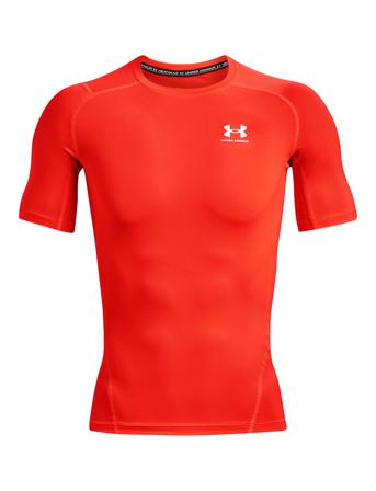 Ua Hg Armour Comp Ss T-shirts Short-sleeved Oransje Under Armour*Betinget Tilbud