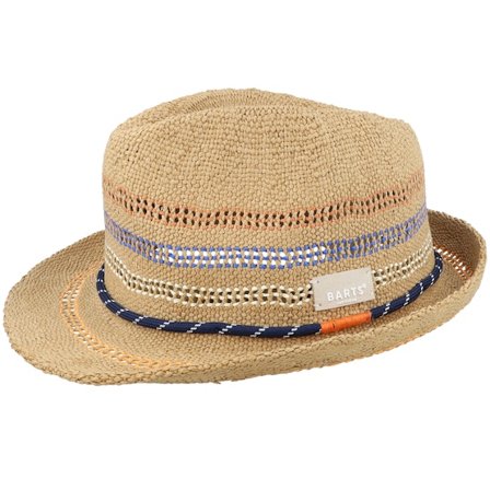 Barts - Beige Straw Hut - Kids Wakawaka Hat Natural Trilby Straw Hat @ Hatstore