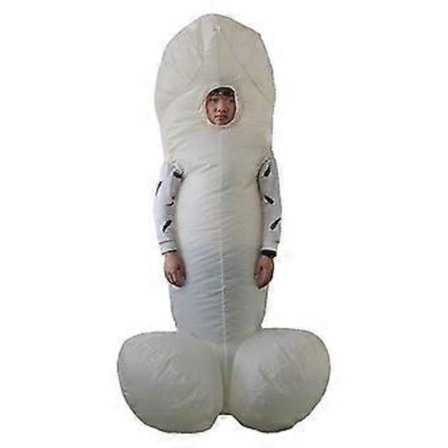 Oppblåsbar Juletre Kostyme Morsom Voksen Menn Kvinner Julenisse Klær Maskerade Maskot Cosplay Kostyme