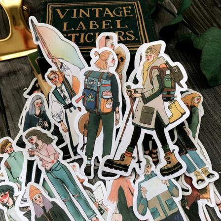 30st Och Kawaii Självgjorda Vackra Tjejer Scrapbooking Klistermärken Diy