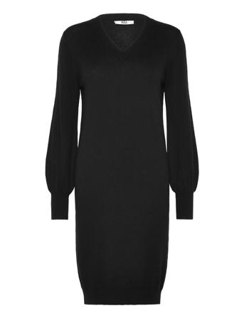 Rmwsofia Wool Knit Dress Black RM By Rosemunde