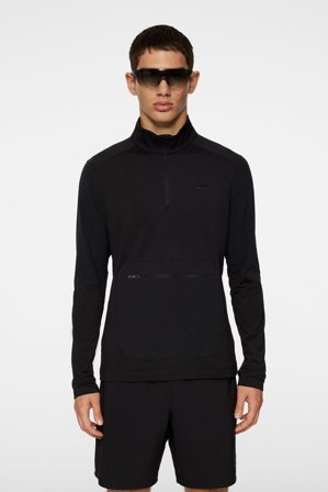 J.Lindeberg - Matias Zip Mid Layer - Black - Man - L