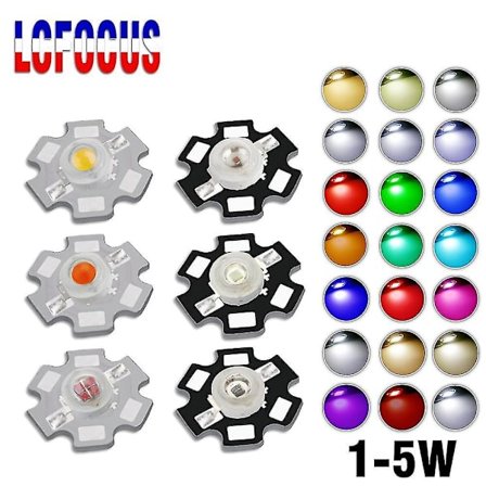 Høy effekt LED COB Chip 1w 3w 5w Full Spectrum