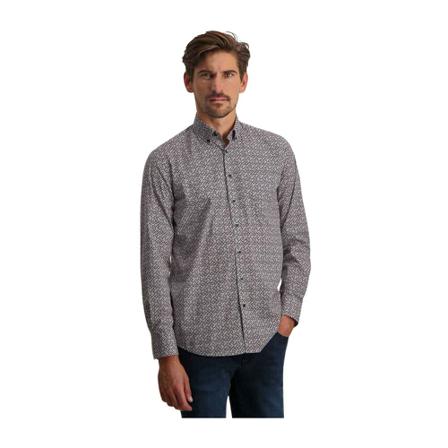 State of Art wit , Bruin , Heren , Maat: XL Casual Overhemden