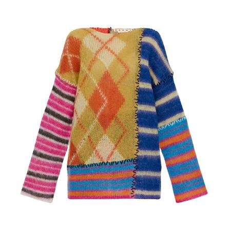 Marni Trui with stitching , Beige , Dames , Maat: S