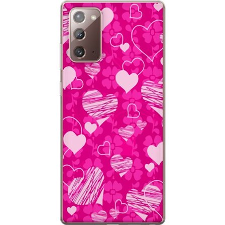 Kompatibelt Mobilskal till Samsung Samsung Galaxy Note20 PopHjärtMönster