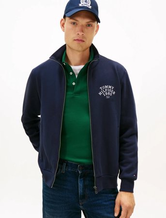 Tommy Hilfiger Hilfiger Arch Stand Collar Zip - Navy - XL