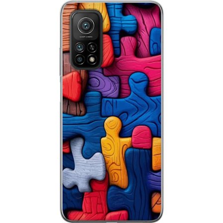 Yhteensopiva Puhelinkuori Xiaomi Xiaomi Mi 10T Pro 5G Leikkisä kuvitus Stitchin kanssa vaaleanpunaisissa omenoissa pehmeässä pastellidesignissa, jo