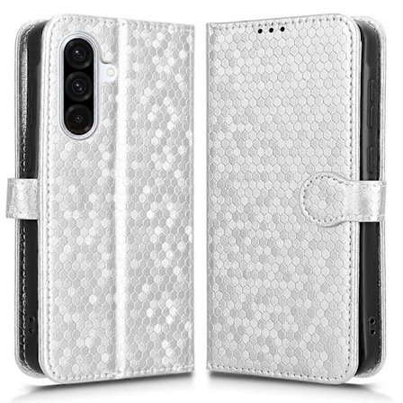 Samsung Galaxy A56 5G Lompakkokotelo Pistekuvioitu PU-nahkainen puhelinkotelo