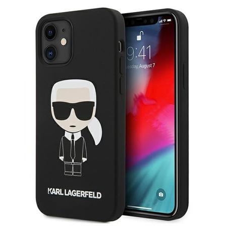Karl Lagerfeld Iphone 12 Mini Skal Silikon Iconic - Svart Svart