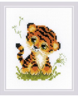 Broderikit Tavla Baby Tiger