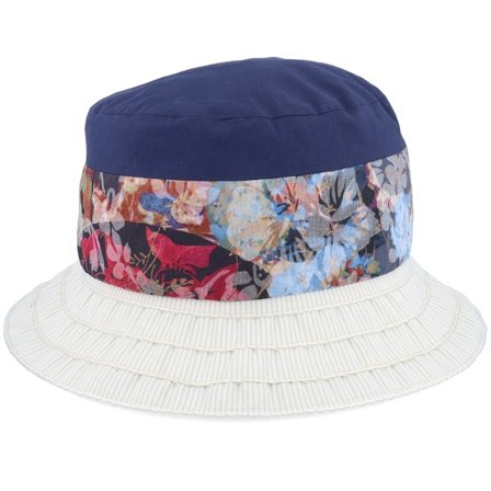 Seeberger - Blu bucket Cappello - Ribbon Brim Swallow Blue/Swallow Blue Bucket @ Hatstore