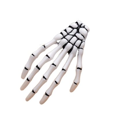 Skeleton Hand Hair Clip Halloween Hårnål A A