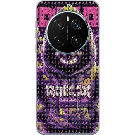 Kompatibelt Mobilskal till Honor Honor Magic7 Pro Roblox huvtröja designad med hundratals små Roblox-figurer, kreativ mosaikdesign i lila och gult f