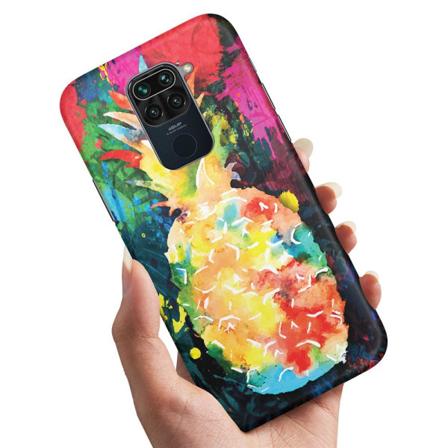 Xiaomi Redmi Note 9 - Cover/Mobilcover Regnbue Ananas