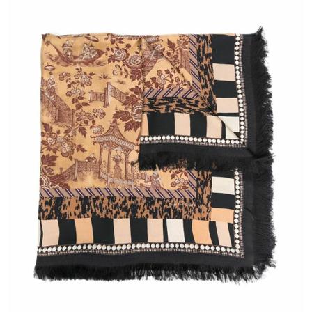 Pierre-Louis Mascia, Silky Scarves Bruin, Dames, Maat:ONE Size