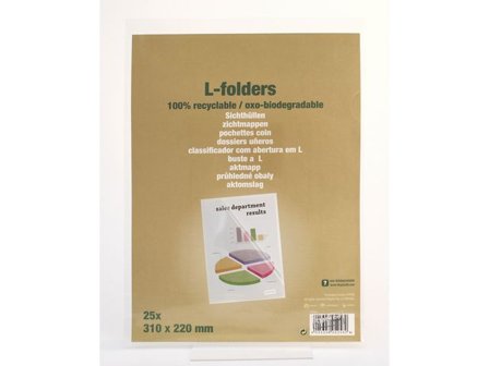 A4, jämnskuren mapp, 120 mikrometer, polypropylen, genomskinlig 25/fp - Lyreco - Kontorsmaterial - Mappar och plastfickor - Plastmappar och aktmappar