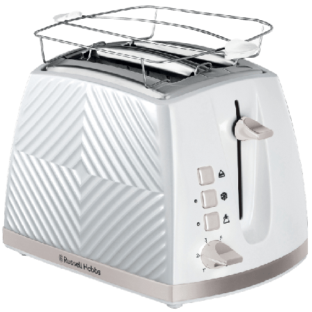 Russell Hobbs Brödrost Groove Köksmaskiner Vit
