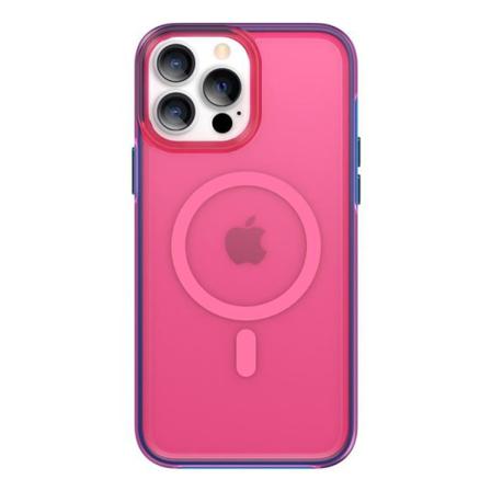Kingxbar Iphone 13 Pro Max Skal Magsafe Pqy Fluorescence - Röd