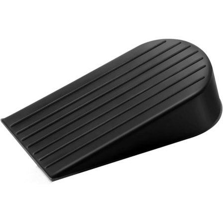 1 Pakkaus Erittäin Leveä Musta Ovenpysäytin, Suuri 1,9 " Korkea Ovi S