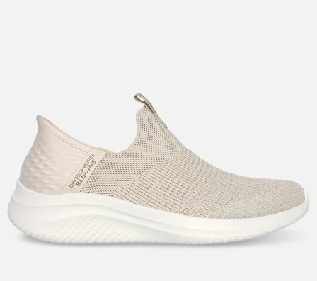 Skechers, Slip-ins: Ultra Flex 3.0 - Glitter Me, 40, Natur, Dame