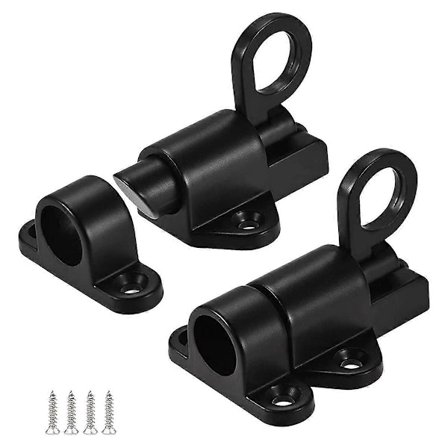 Fjederbelastet lås, skydebolt, bruges til automatisk dørlukning, tøndelås, automatisk skyde D