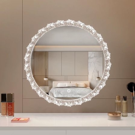 VÄGGSPIEGEL REA LED YH-3561 60CM TRANSPARENT