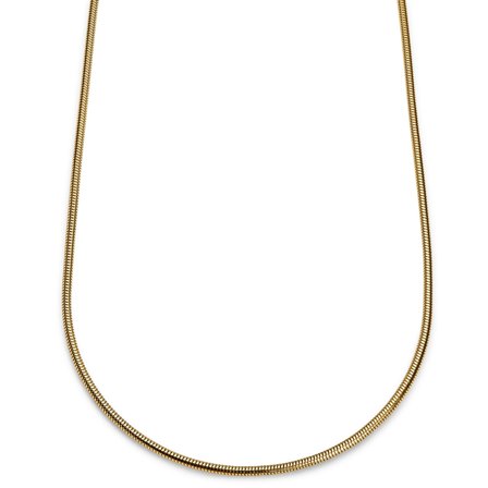Essentials | Collar de cadena de serpiente dorado de 3 mm para hombres - Collares de cadena
