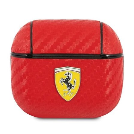 Ferrari FESA3CARE AirPods 3 cover rød/rød On Track PU Carbon