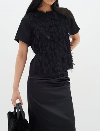 InWear Zilkyiw Drape Skirt - Black - 32