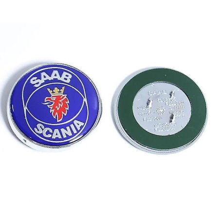 68mm 2 3-pin Saab Bil Främre Motorhuv Emblem Baklucka Stötfångare Badge för Saab 9 3 9 5 9-3 9-5 Saab Emblem Dekal Tillbehör Yal[qb]