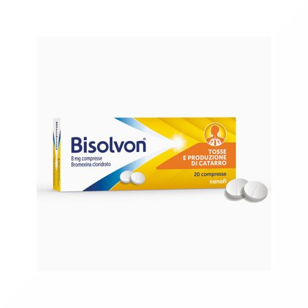 Bisolvon Per Tosse Grassa 20 Compresse