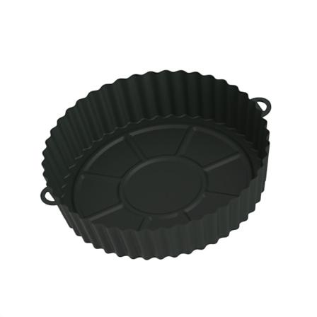 Ilma frittisilikonialusta, uudelleenkäytettävä, tarttumaton, yhteensopiva kaikkien mallien kanssa, ei tartu helposti