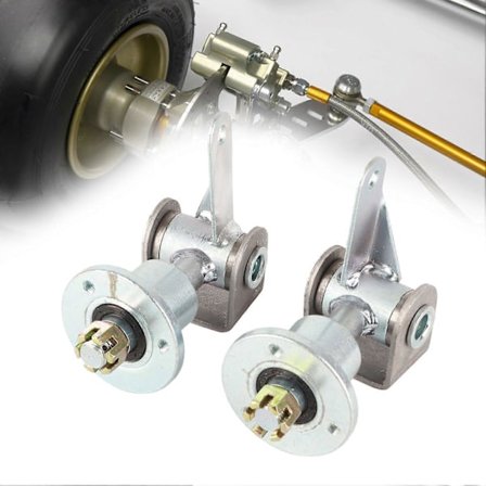 17mm 3-pulttinen etupyörän navan laakerilaippa ohjausnivel kara 5 tuuman renkaille Go Kart ATV Quad Bike