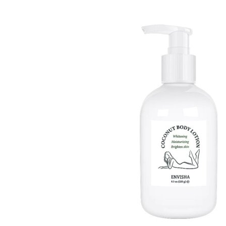 Hud vård kokosnöt olja ansikte kroppslotion kräm vitning fuktgivande ljusande