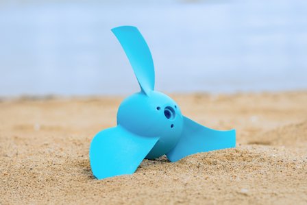 Propeller til elmotor Temo, 3-bladet, til 450