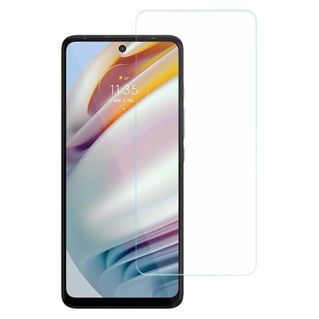 AMORUS skærmbeskytter i hærdet glas med buet kant til Motorola Moto G60