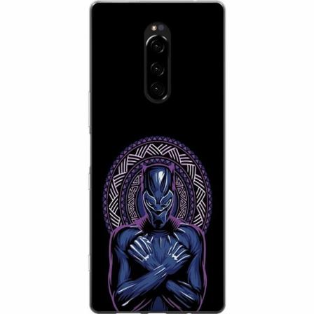 Sony Xperia 1 Genomskinligt Skal Black Panther: Wakanda Foreve