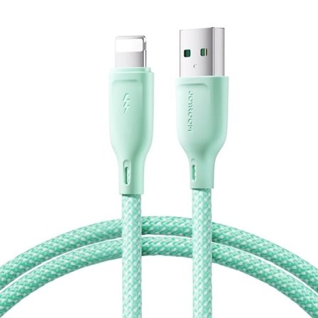 Joyroom USB-A till Lightning kabel Multi-Color 3A 1m - Grön