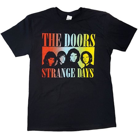 The Doors Unisex Voksen Strange Days Bomuld T-shirt L Sort Sort L