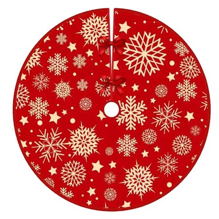 Bondgård julgran kjolar för juldekoration nyår