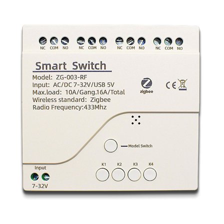 433mhz Ljusstyrning Smart Hem Tillbehör Wifi Tuya Smart Switch Faceplate
