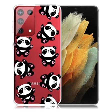 Deco Samsung Galaxy S21 Ultra etui - glad panda Black